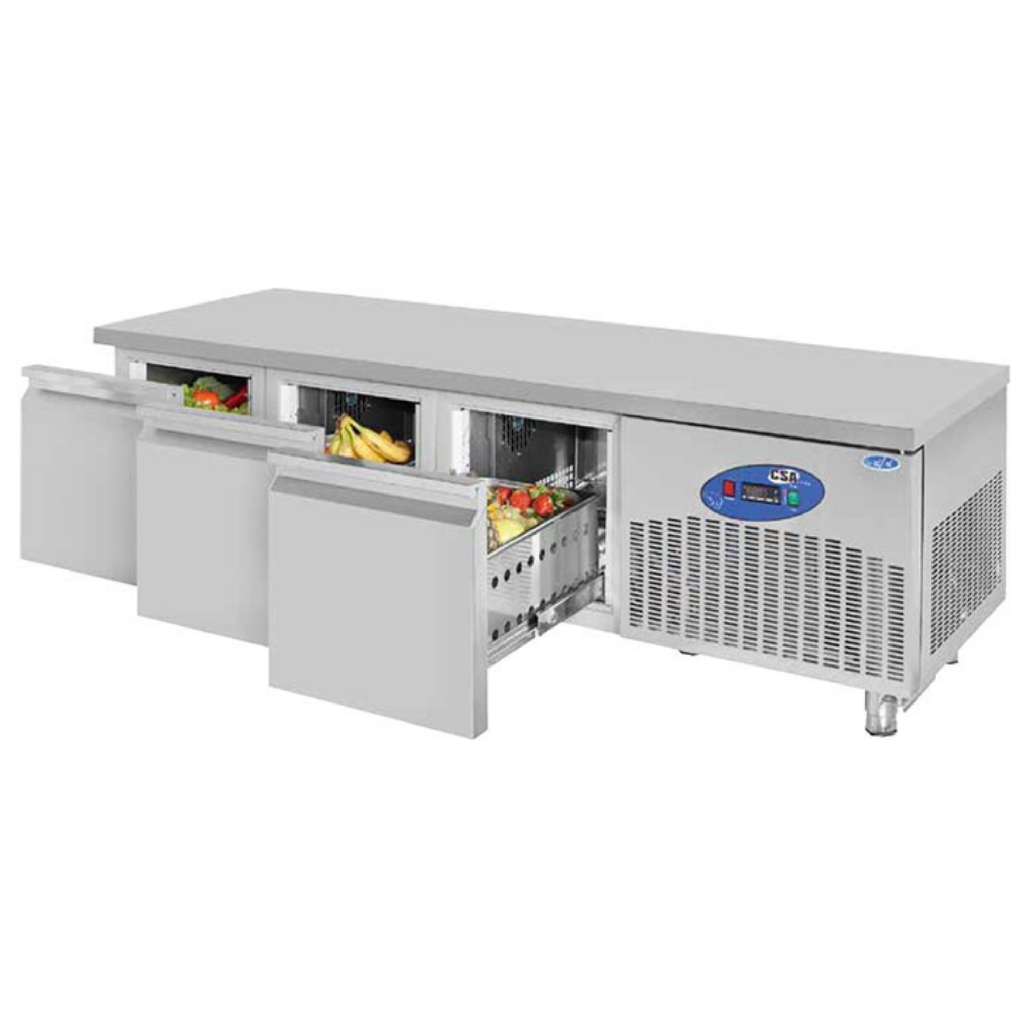 CSA Cihaz Altı Derin Dondurucu 3 Çekmeceli 210 Liltre 188x70x55 Cm CS.CİK.3.700 (CS.CİK.3.700)