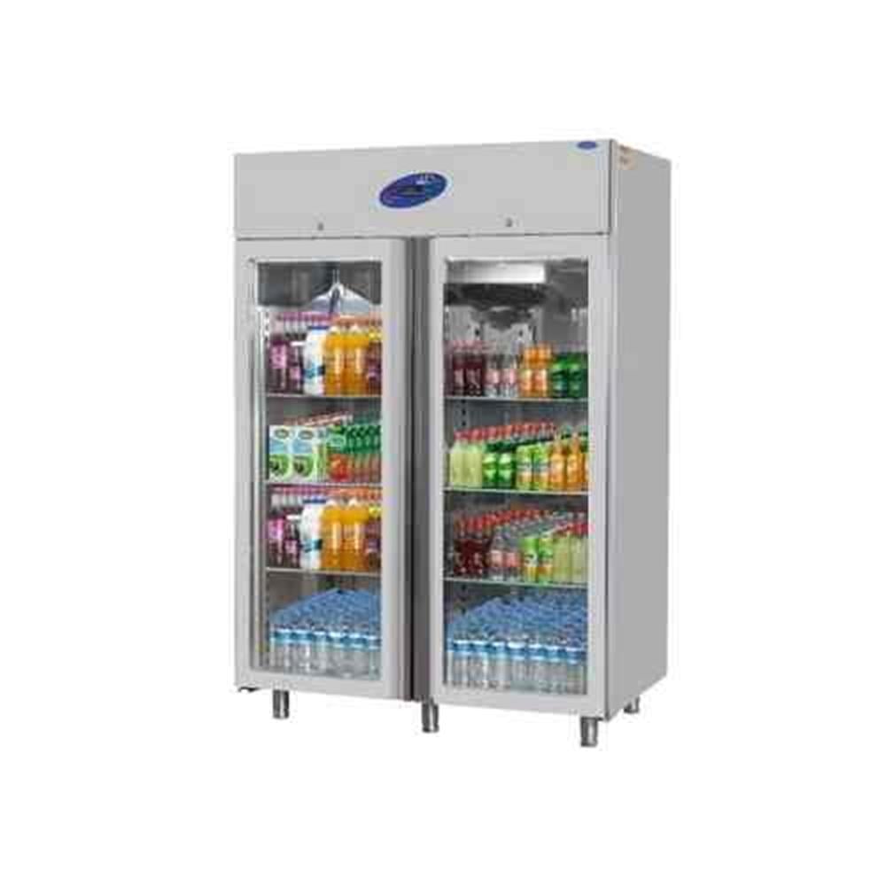 CSA 2 Cam Kapılı Dik Tip Buzdolabı 430 Kalite 140x71x207 Cm CS.DBN.1200.C (CS.DBN.1200.C)