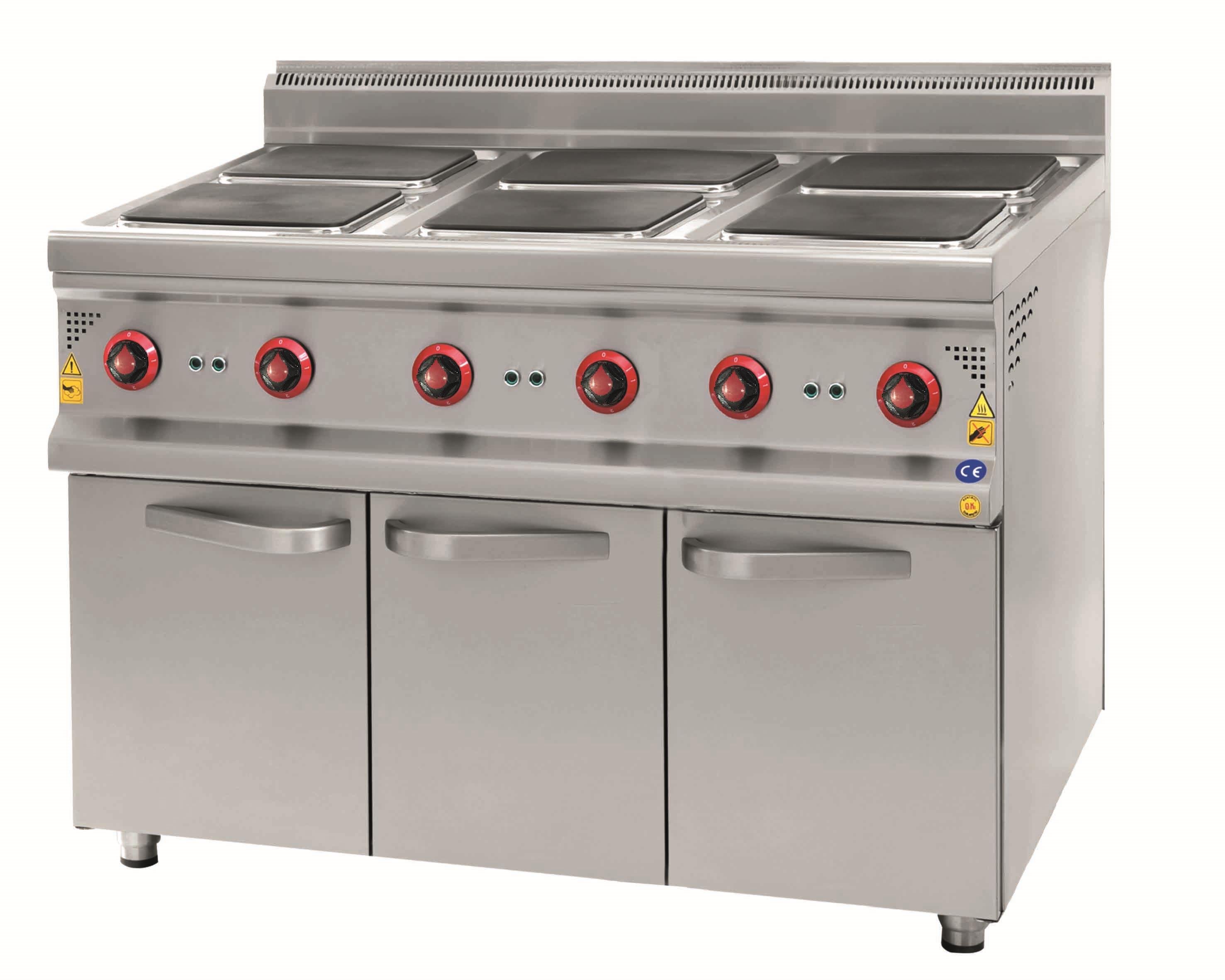 CSA Elektrikli 6 lı Ocak Alt Dolaplı 120x90x85 cm KRCS.DOE.1290 (KRCS.DOE.1290)
