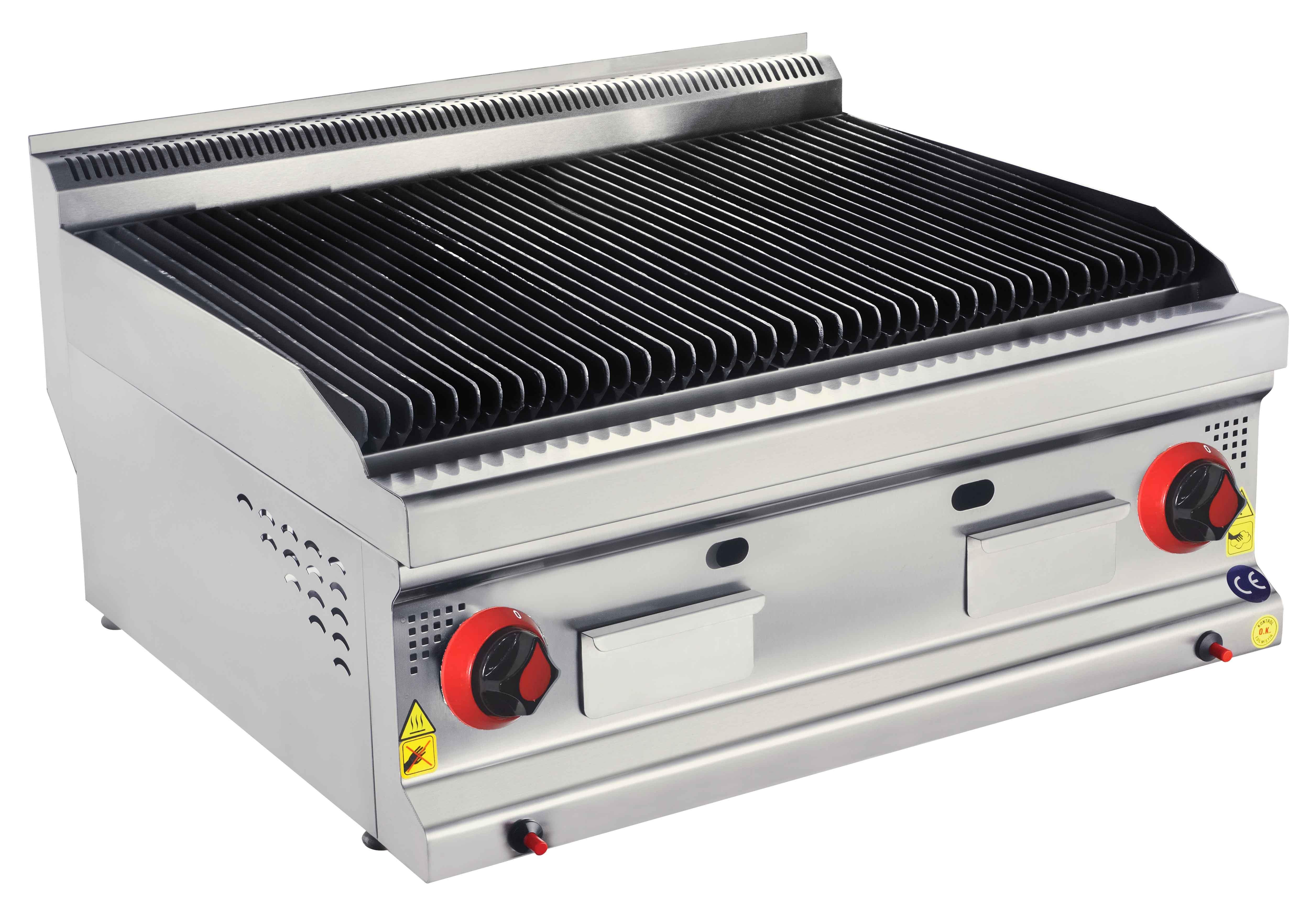 CSA Lavataşlı Döküm Izgara Gazlı ve Lpg Li 60x60x30 cm KRCS.IZLDG.660 (KRCS.IZLDG.660)