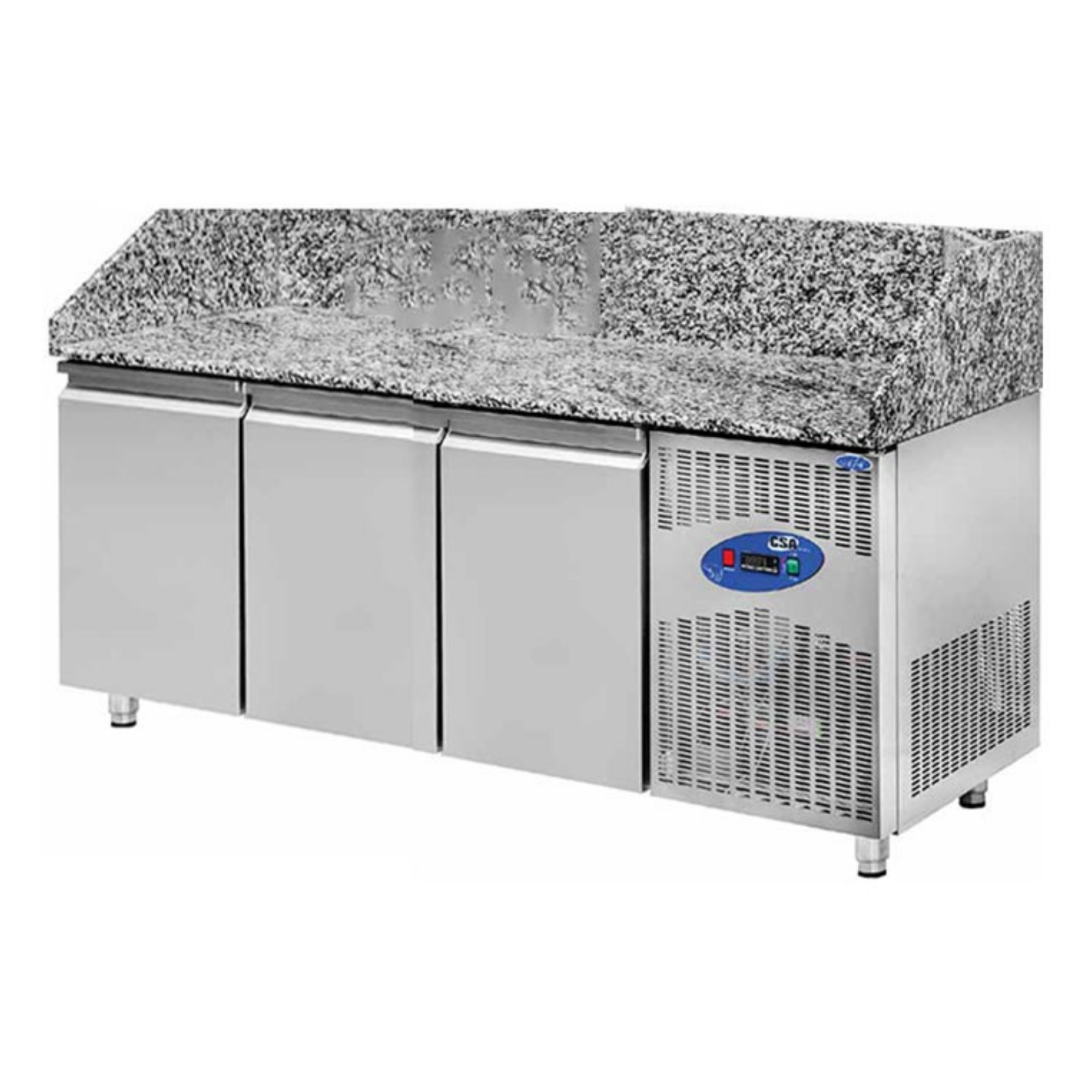 CSA Pizza Hazırlık Dolabı Granit Tablalı 615 L 200x80x108 Cm CS.PİK.200 (CS.PİK.200)