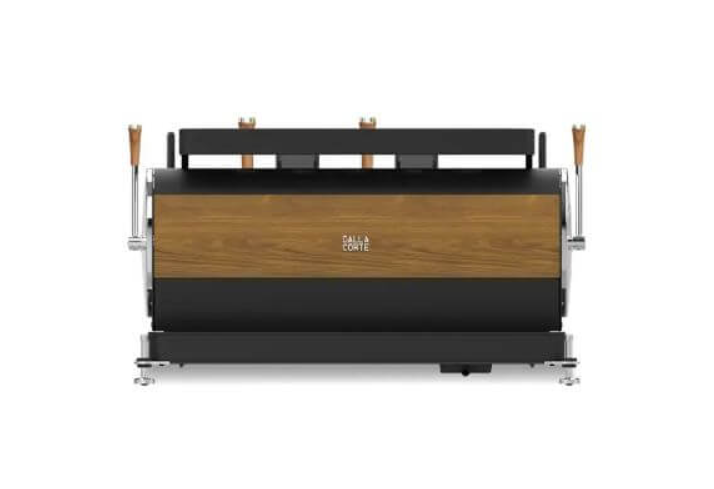 Dalla Corte 2 Gruplu Barista 7.5 Litre Espresso Kahve Makinesi Siyah-Ceviz ZERO-2-DN (ZERO-2-DN)