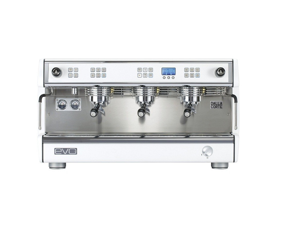 Dalla Corte Evo Barista Kahve Makinesi 3 Gruplu Beyaz (EVO2-H-3-W)