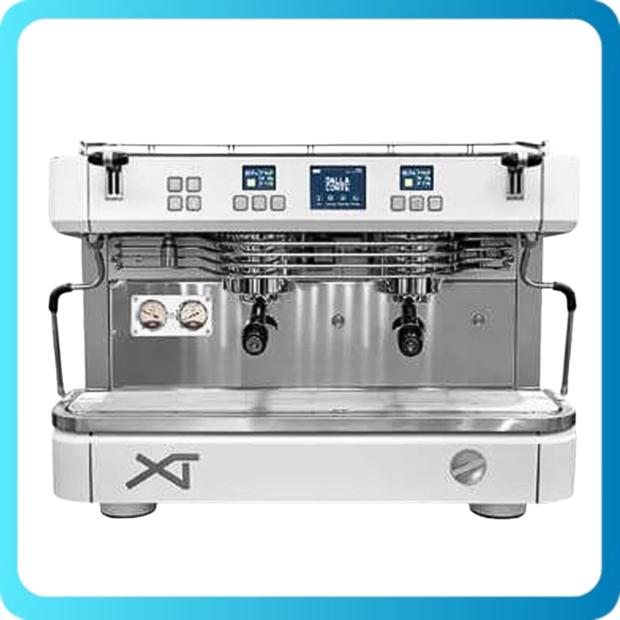 Dalla Corte XT Barista Espresso Kahve Makinesi 2 Gruplu BEYAZ-KROM DCPROXT-2-DW (DCPROXT-2-DW)