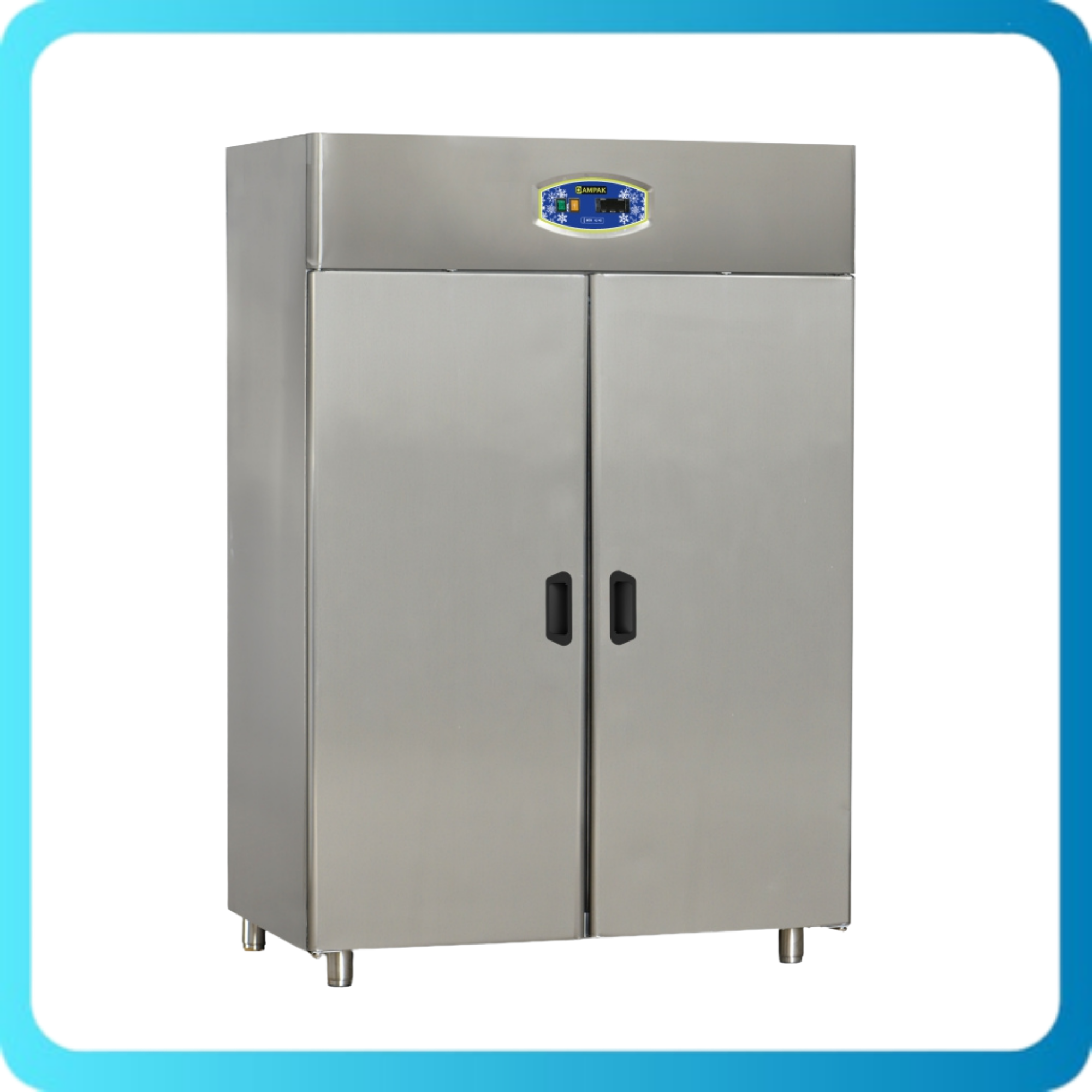 Dampak İki Kapılı Dik Tip Buzdolabı 139x82x210 22DBF2S-GN (22DBF2S-GN)