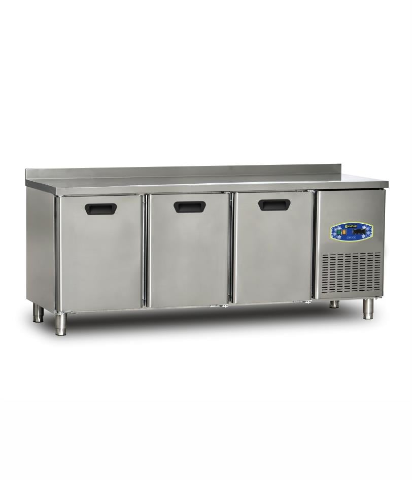 Dampak Tezgah Tipi Üç Cam Kapılı Buzdolabı 485 lt 200x70x85 cm 22TBF3C-70 (22TBF3C-70)