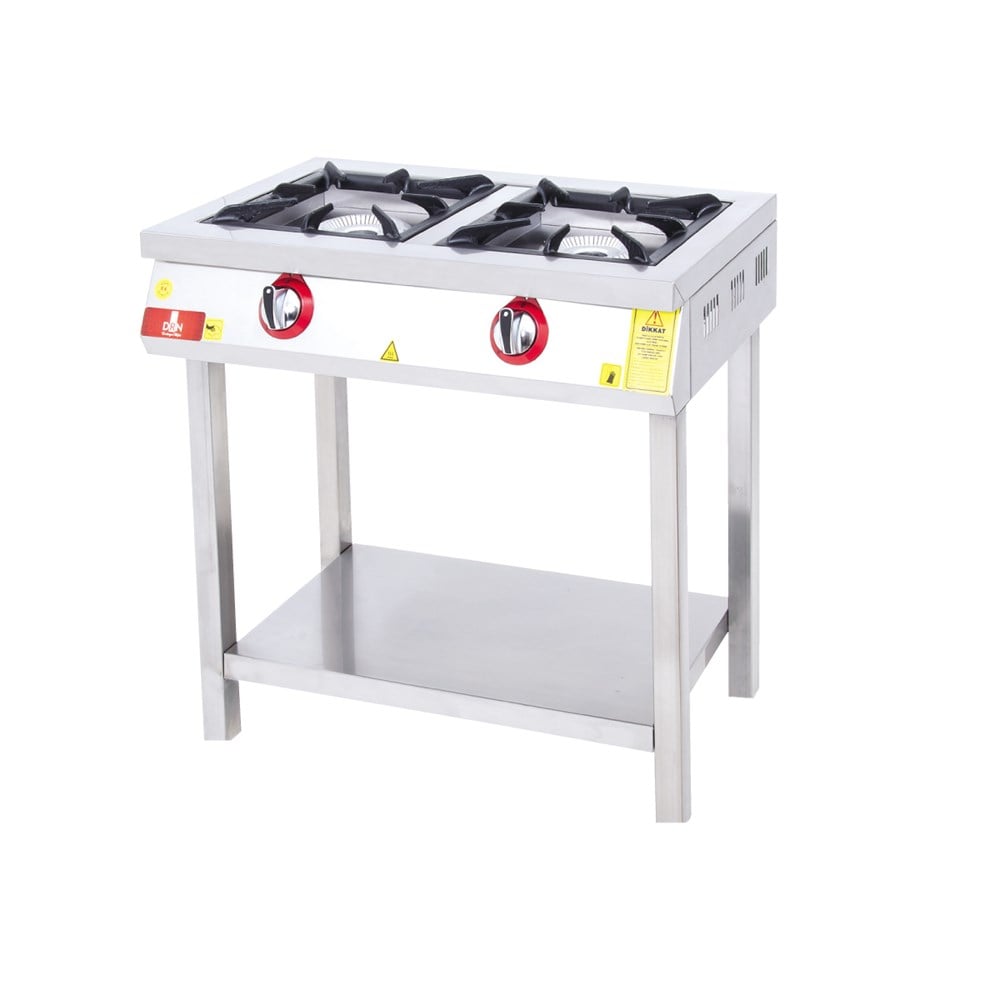 DRN 2 Li Taban Raflı Ocak Gazlı ve Lpg Li 80x49x85 Cm DRNLOA-2 (DRNLOA-2)