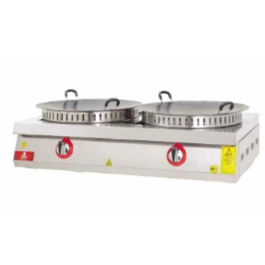 DRN 2 Li Tantuni Ocağı Set Üstü Gazlı ve Lpg Li 120x50x30 Cm DRNSCTS-2 (DRNSCTS-2)