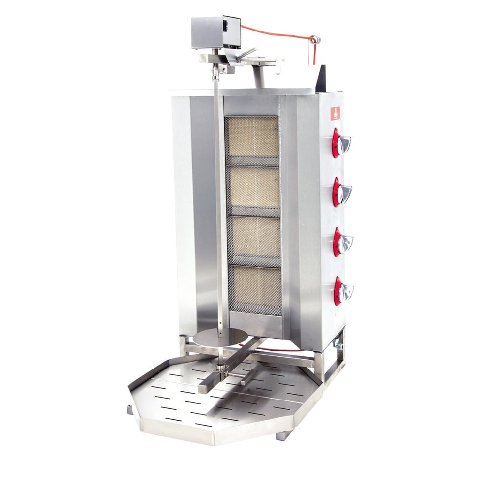 DRN 4 Radyanlı Üstten Motorlu Döner Ocağı Gazlı ve Lpg Li DRNDUG-4 (DRNDUG-4)