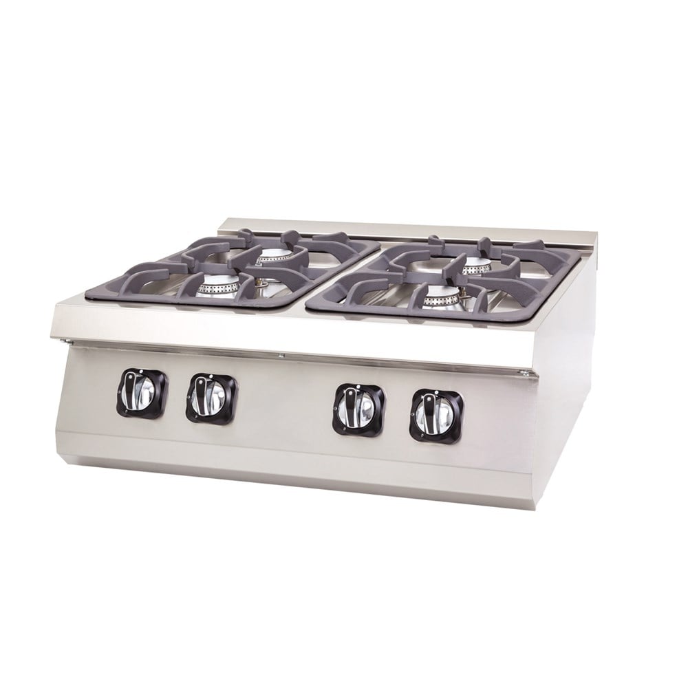 DRN 4’lü Gazlı Ocak Set Üstü 60x63x30 cm DRNG0-6060 (DRNG0-6060)