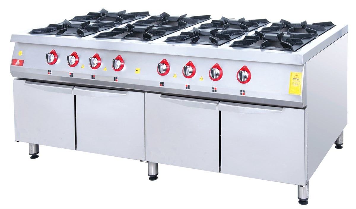 DRN 8 Li Ocak Alt Dolaplı Gazlı ve Lpg Li 200x104x85 Cm DRNDO-2010 (DRNDO-2010)