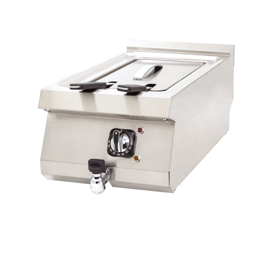 DRN Elektrikli Fritöz 10 Litre 40x63x30 cm DRNEF-4060 (DRNEF-4060)