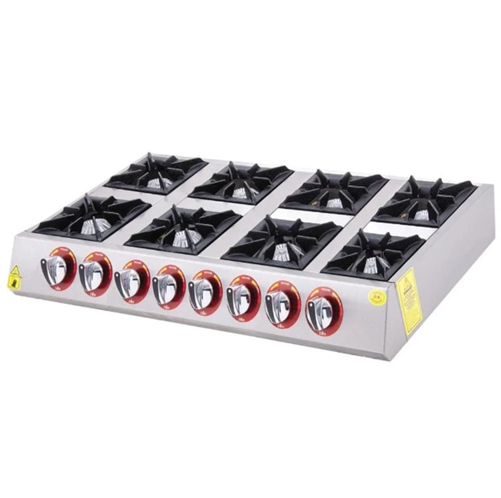 DRN Gazlı 8’li Mini Ocak Set Üstü 100x50x16 cm DRNMO-8 (DRNMO-8)