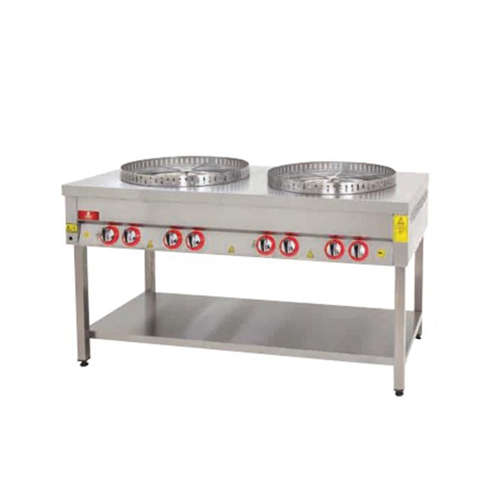 DRN Gazlı Su Böreği Ocağı 2’li Alt Dolaplı 150x70x90 cm DRNSBD-2 (DRNSBD-2)
