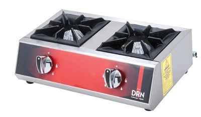 DRN 2 Li Mini Ocak Set Üstü Gazlı ve Lpg Li 50x30x16 Cm DRNMO-2 (DRNMO-2)