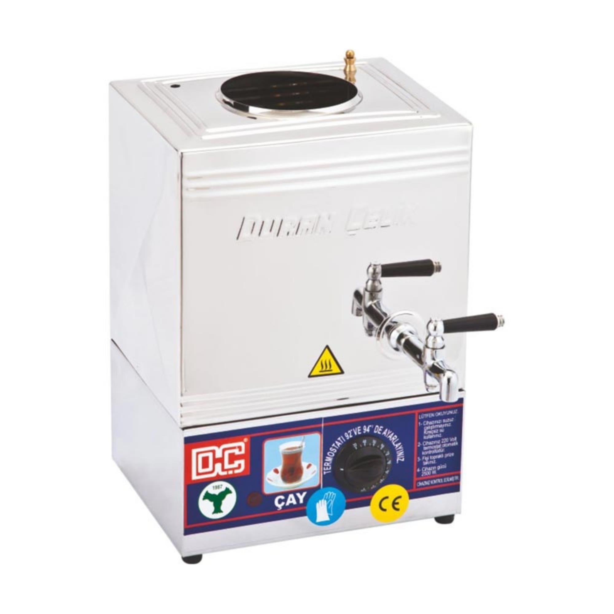 Duran Çelik 1 Demlikli 12 Litre Çay Kazanı Elektrikli DÇ019 (DÇ019)