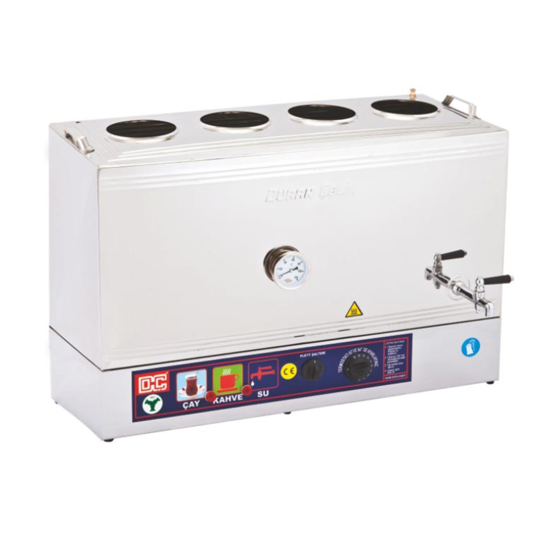 Duran Çelik Çay Kazanı 4 Demlikli 74 Litre Elektrikli DÇ024 (DÇ024)
