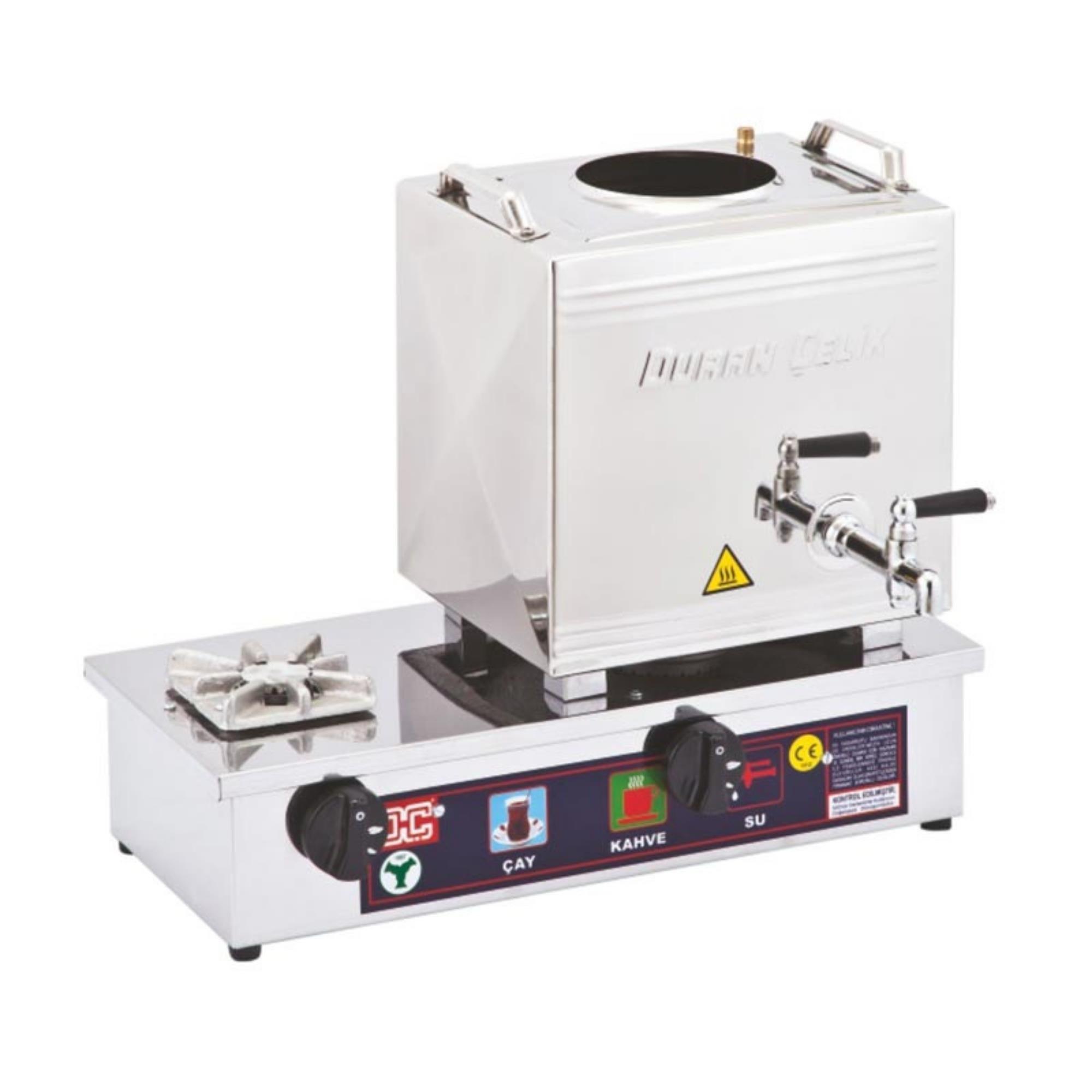 Duran Çelik Doğalgazlı Çay Kazanı 1 Demlikli 12 Litre DÇ001 (DÇ001)