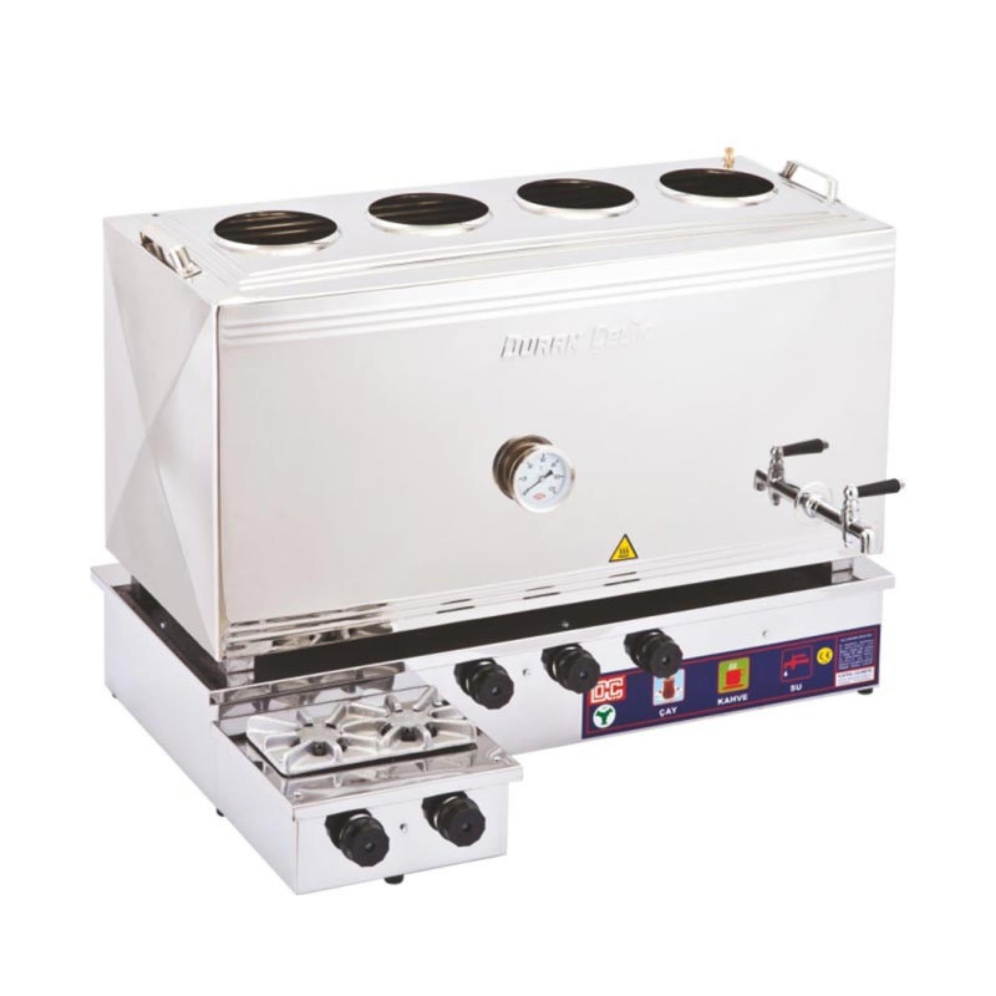 Duran Çelik Doğalgazlı Çay Kazanı 4 Demlikli 74 Litre DÇ006 (DÇ006)