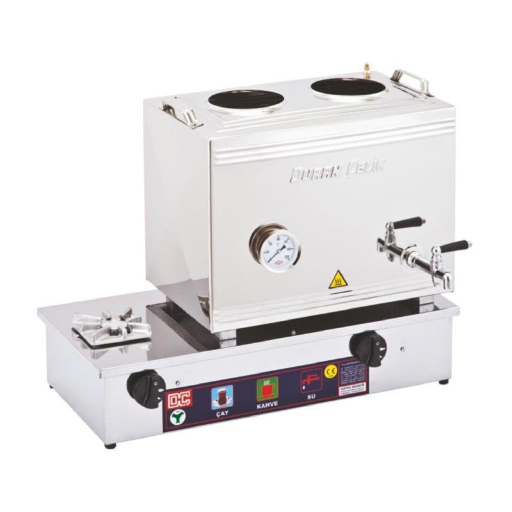 Duran Çelik Doğalgazlı Çay Setleri 2 Demlikli 25 Litre DÇ003 (DÇ003)