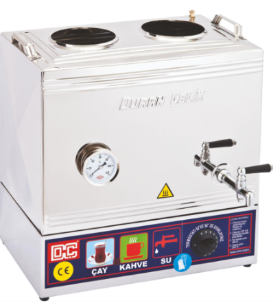 Duran Çelik Çay Kazanı 2 Demlikli 31 Litre Elektrikli DÇ022 (DÇ022)