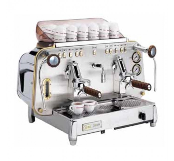 Faema E61 A/2 Jubile White Wood Tam Otomatik Espresso Kahve Makinesi, 2 Gruplu