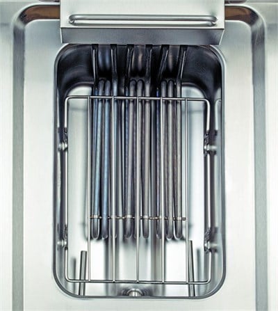 Arisco Elektrikli Çiftli Fritöz 2x11 Lt Profesyonel Tahliyeli Fritöz EF721-S (EF721-S)