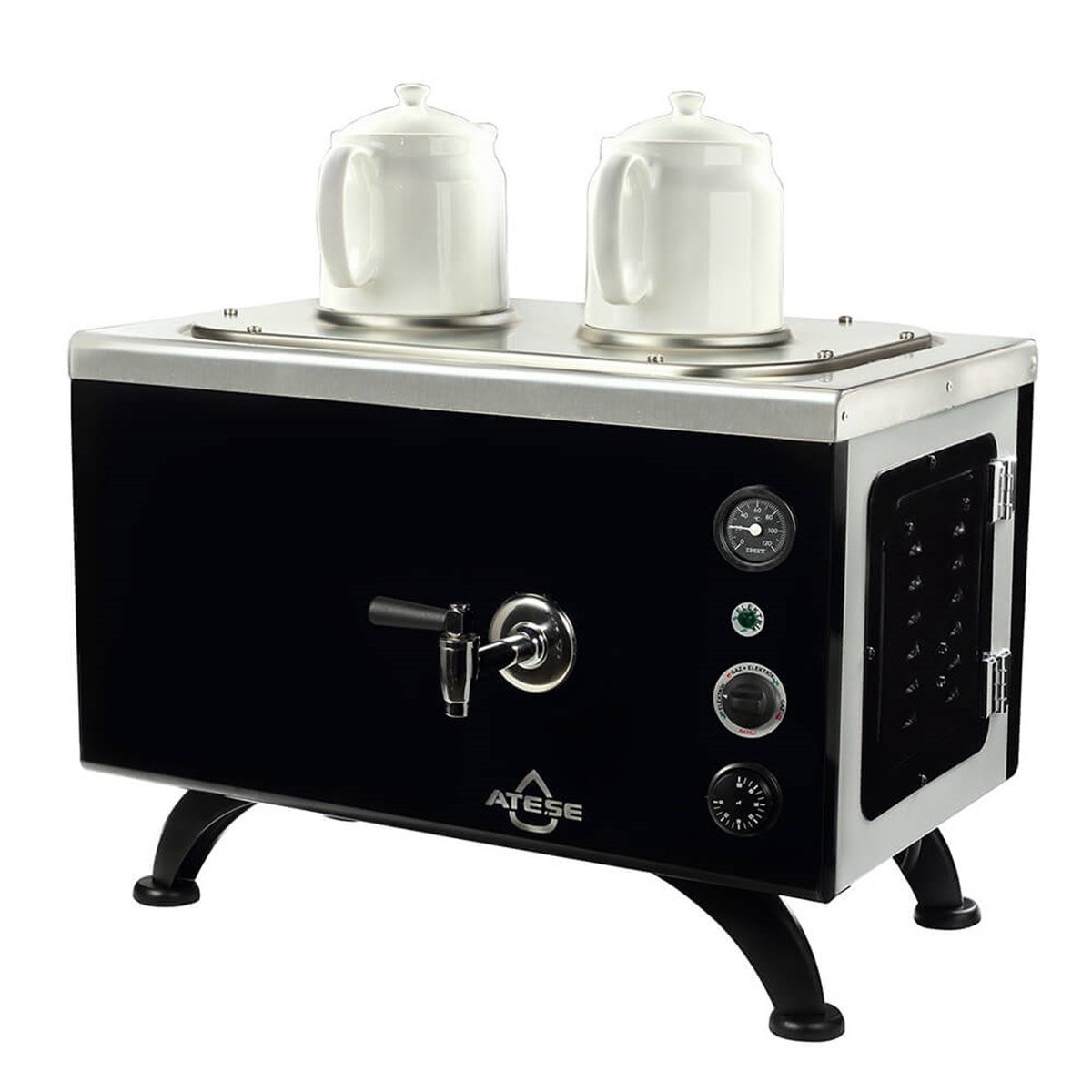 Ateşe Efes Analog Elektrikli 2 Demlikli Çay Makinesi (STATIC EAE2) (STATIC EAE2)