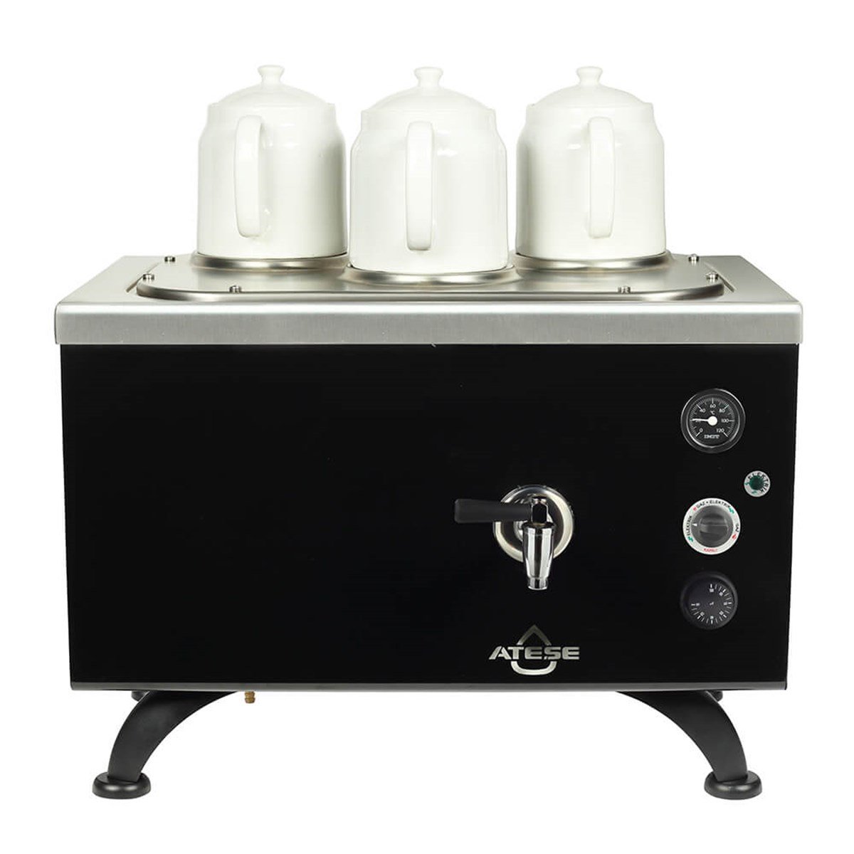 Ateşe Efes Analog Elektrikli 3 Demlikli Çay Makinesi (STATIC EAE3) (STATIC EAE3)