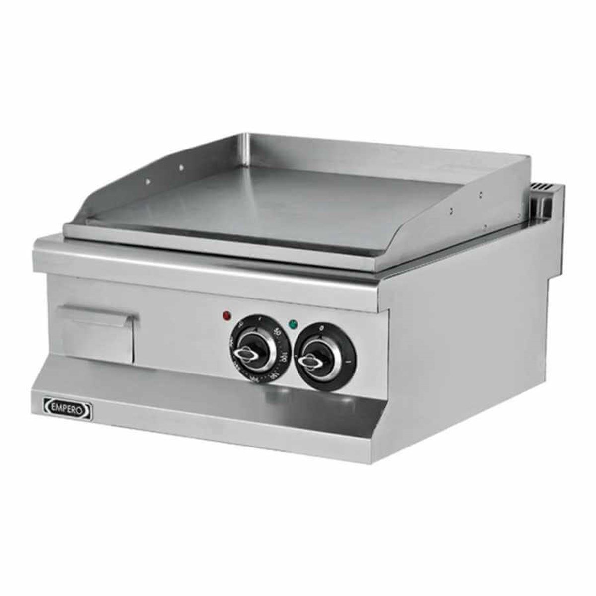 Empero Elektrikli Yarı Düz Yarı Oluklu Pleyt Izgara Profesyonel Seri 60x63x28 cm EMP.6IE022 (EMP.6IE022)