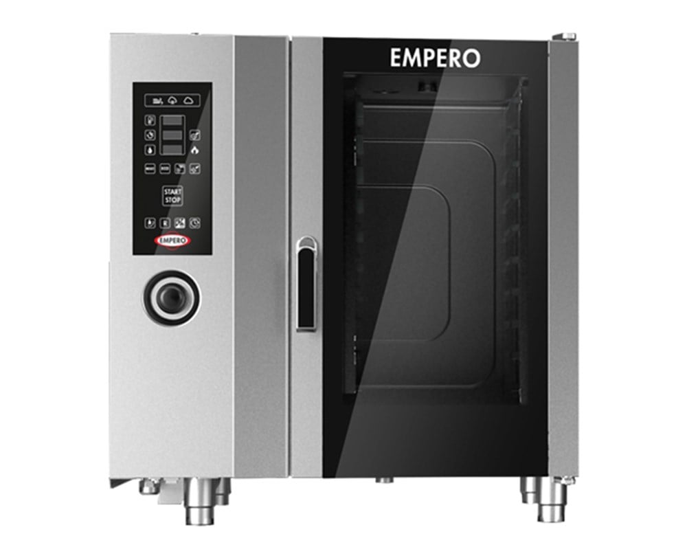 Empero Gazlı Kombi Fırın 10 GN 1/1 Kapasiteli Dijital Kombi Fırın EMPCBG10 (EMPCBG10)