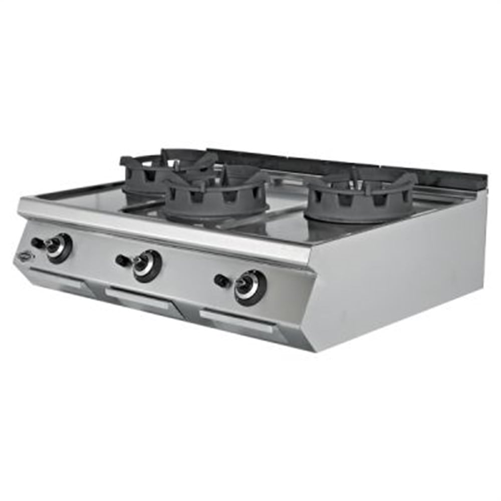 Empero Gazlı Wok Ocak 3’lü CE Belgeli 120x73x30 cm EMP.PLS.7WK030 (EMP.PLS.7WK030)