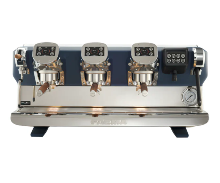 Faema Tam Otomatik Espresso Kahve Makinesi 3 Gruplu Kahve Makinesi Dijital Ekran E71 A/3 Touch Black (E71 A/3 Touch Black)