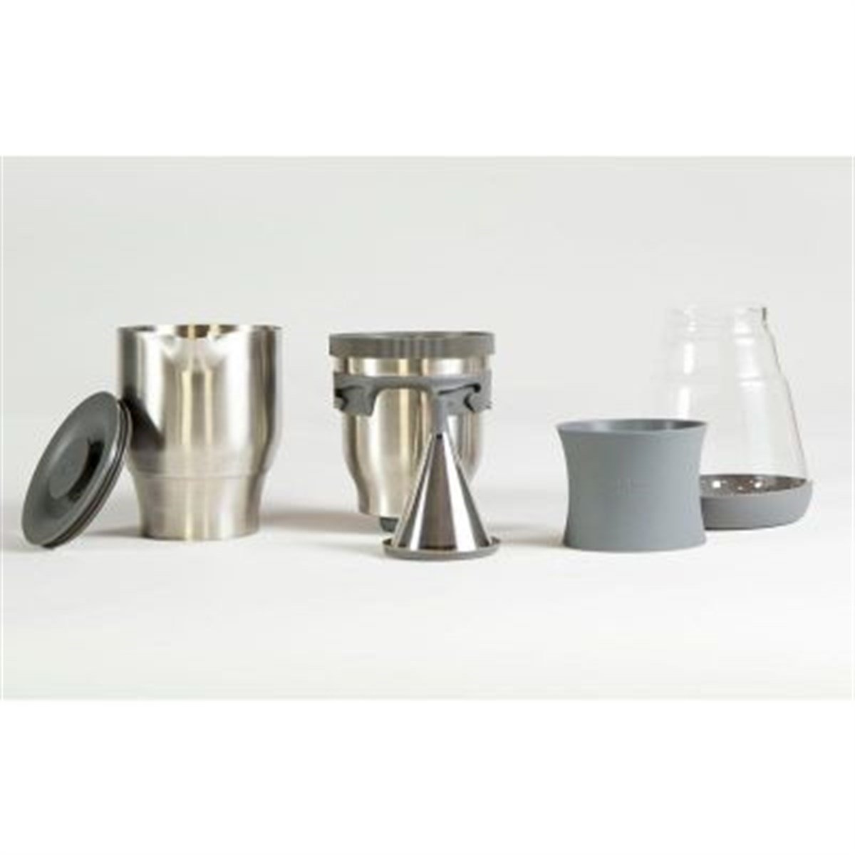 Fellow Products Duo Coffee Steeper Nitelikli Kahve Demleyici, Manuel, Gri ( Products Duo Coffee Steeper )