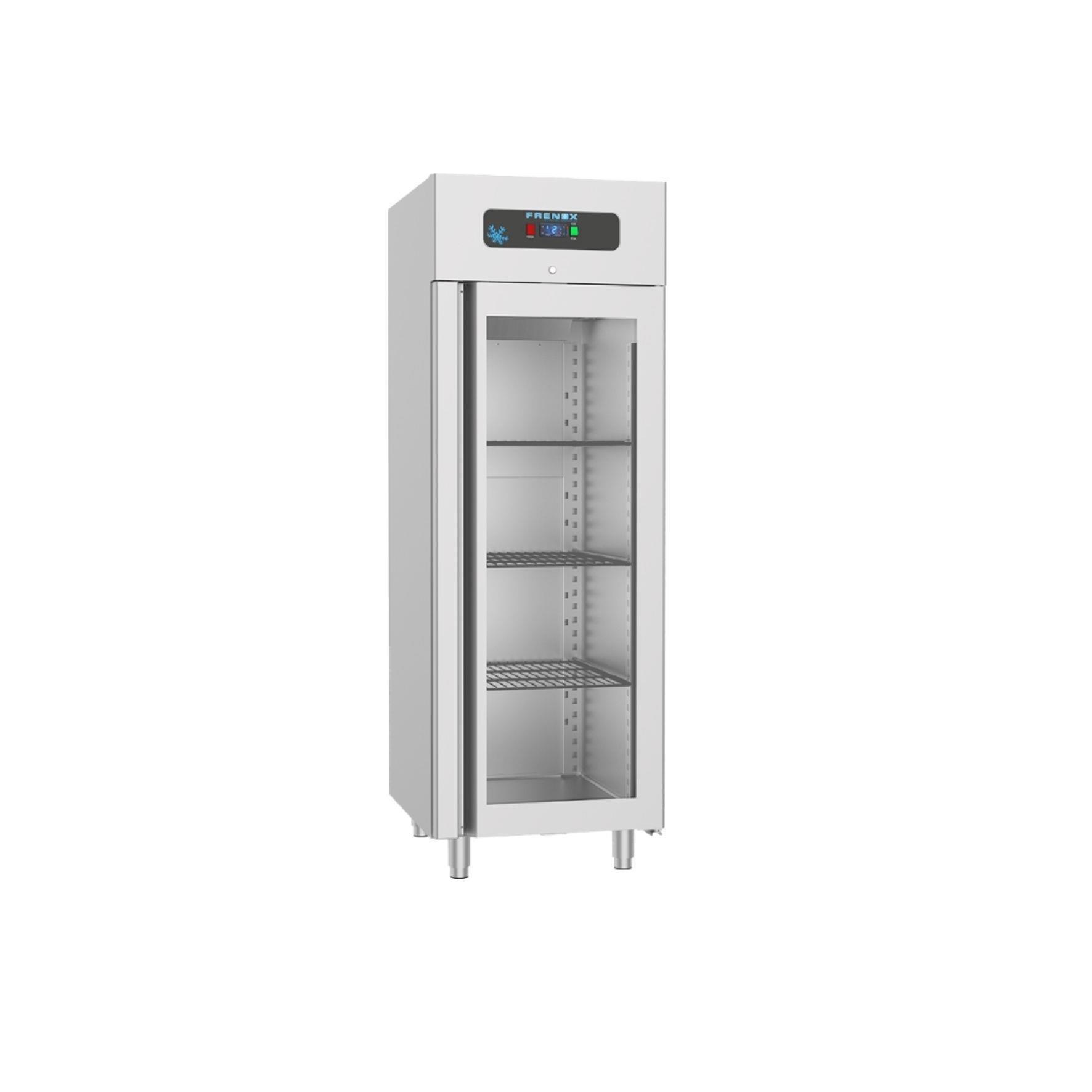 Frenox Camlı Tek Kapılı Dik Tip Buzdolabı Gastronom Seri 70x81x205 cm 430 Kalite BN7-M-G-R290 (BN7-M-G-R290)