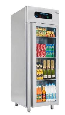 Frenox Dik Tip Camlı Tek Kapılı Derin Dondurucu Snack Seri 70x71x205 cm 430 Kalite BL6-G-R290 (BL6-G-R290)