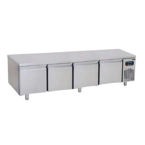 Frenox Dört Kapılı Cihaz Altı Buzdolabı Kısa 220x60x60 cm 304 Kalite USN4-SH (USN4-SH)