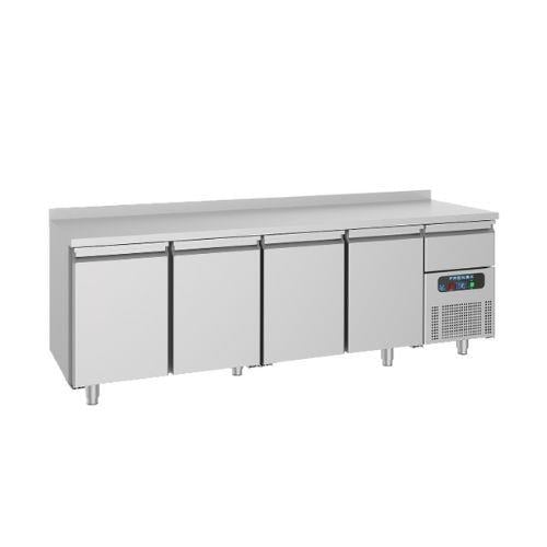 Frenox Dört Kapılı Tezgah Tip Buzdolabı Bar Serisi 233x60x85 cm 304 Kalite CSN4-MT (CSN4-MT)