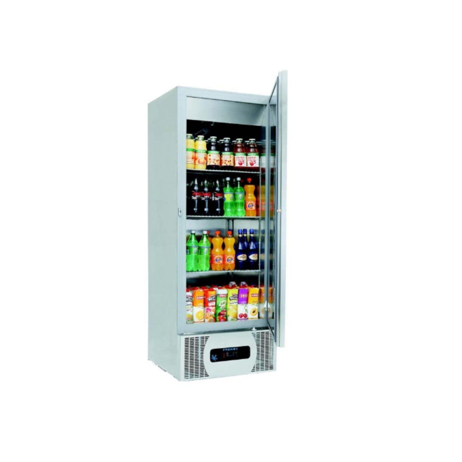 Frenox Tek Kapılı Dik Tip Buzdolabı Snack Seri 70x70x208 cm 430 Kalite BN5-R290 (BN5-R290)