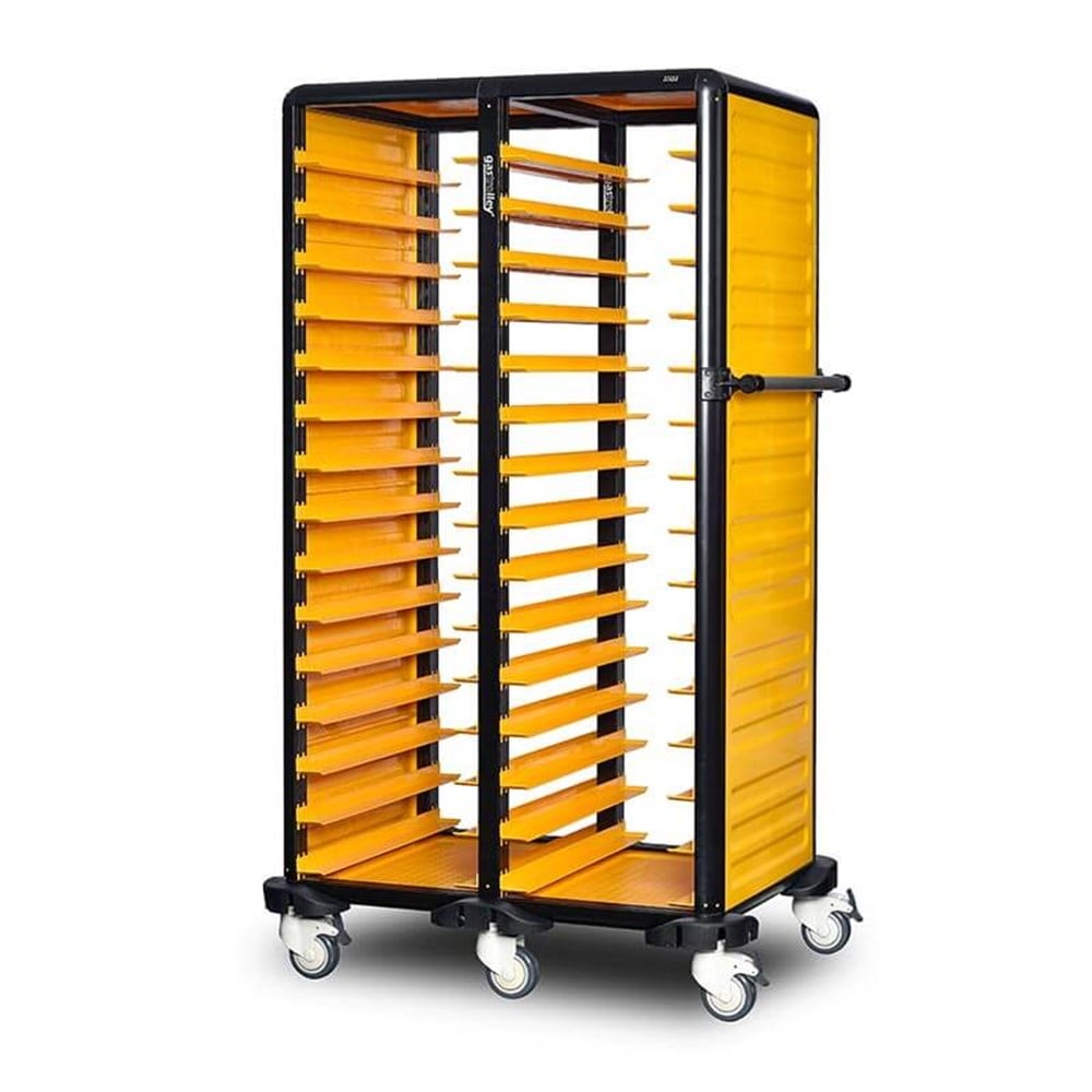 Gastrolley İkili Self Servis Taşıma Arabası 29+29 Raflı İki Yanı Kapalı 104x71x174 G.SS.150.D. (G.SS.150.D.2)