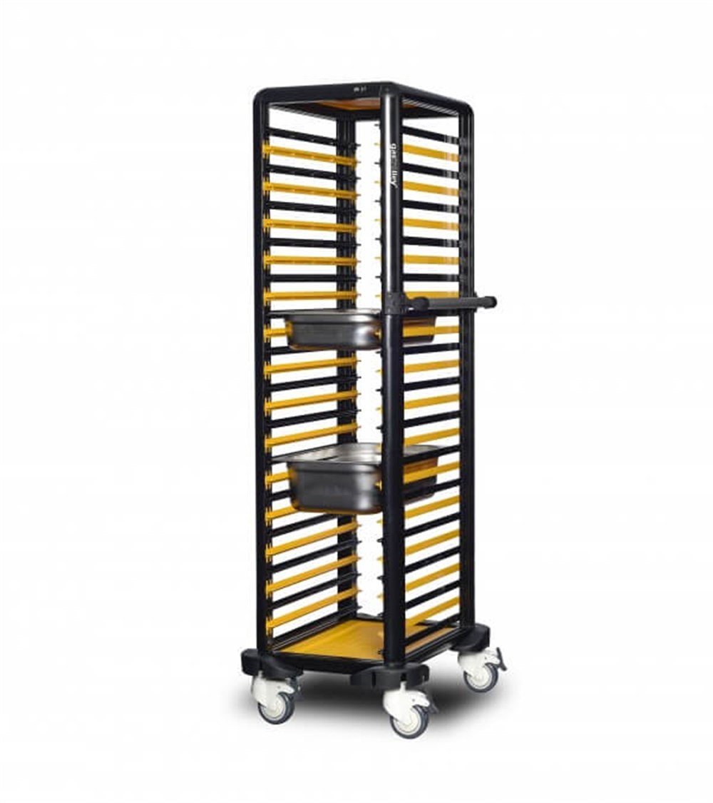 Gastrolley Küvet Taşıma Arabası 29 Raflı Etrafı Açık 53x71x174 G.GN.150.S.1 (G.GN.150.S.1)
