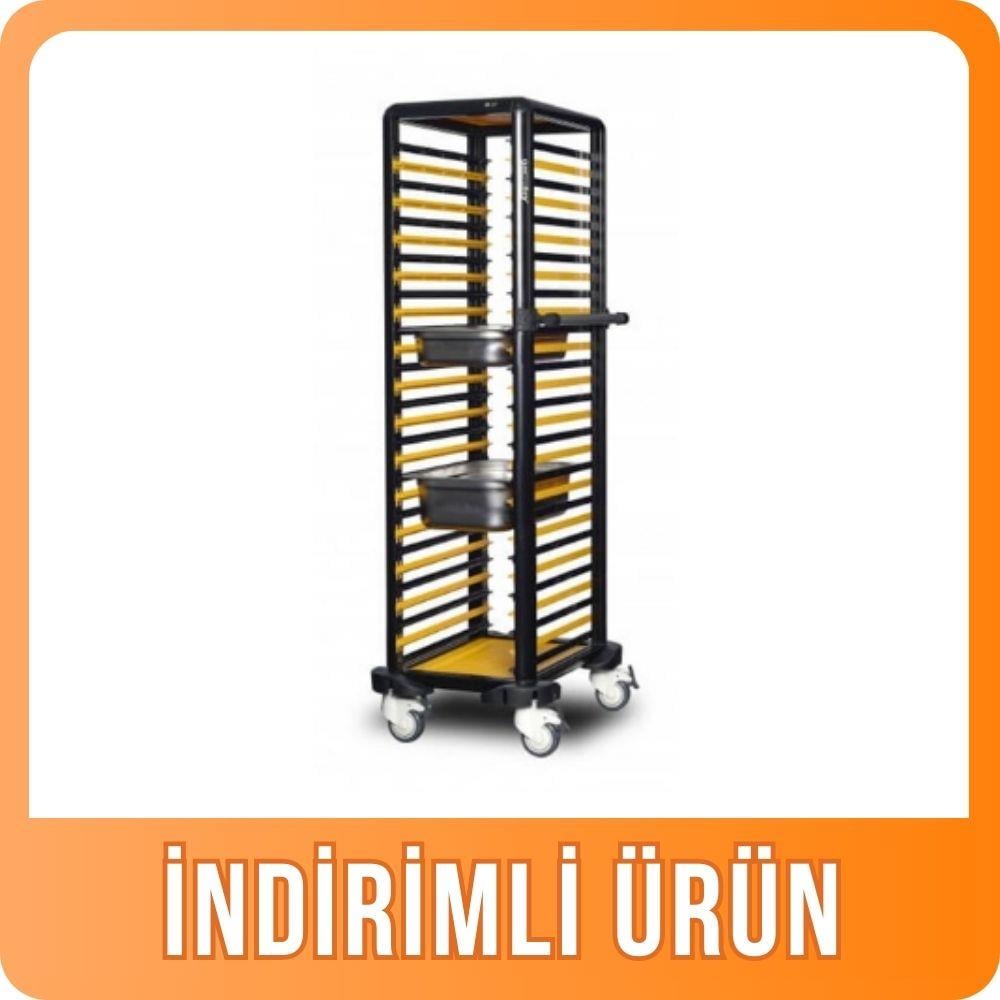 Gastrolley Küvet Taşıma Arabası 29 Raflı Etrafı Açık 53x71x174 G.GN.150.S.1 (G.GN.150.S.1)