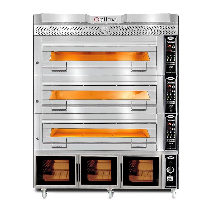 GMG Pasta Börek Fırını 3 Katlı Elektrikli Optima Serisi 124x84x18 cm PB3M - 128 (PB3M - 128)