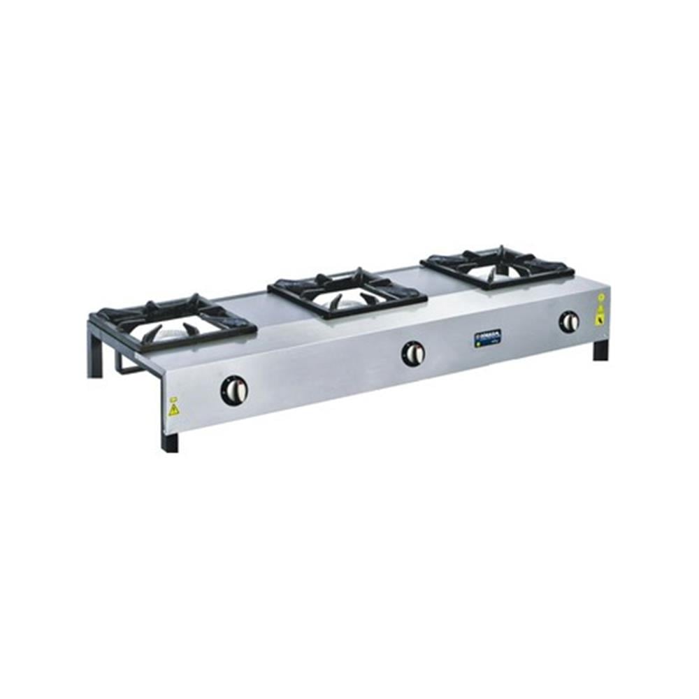 Görkem 3 Lü Kısa Lokanta Ocağı Gazlı ve Lpg Li 139x47x23 Cm 234 (234)