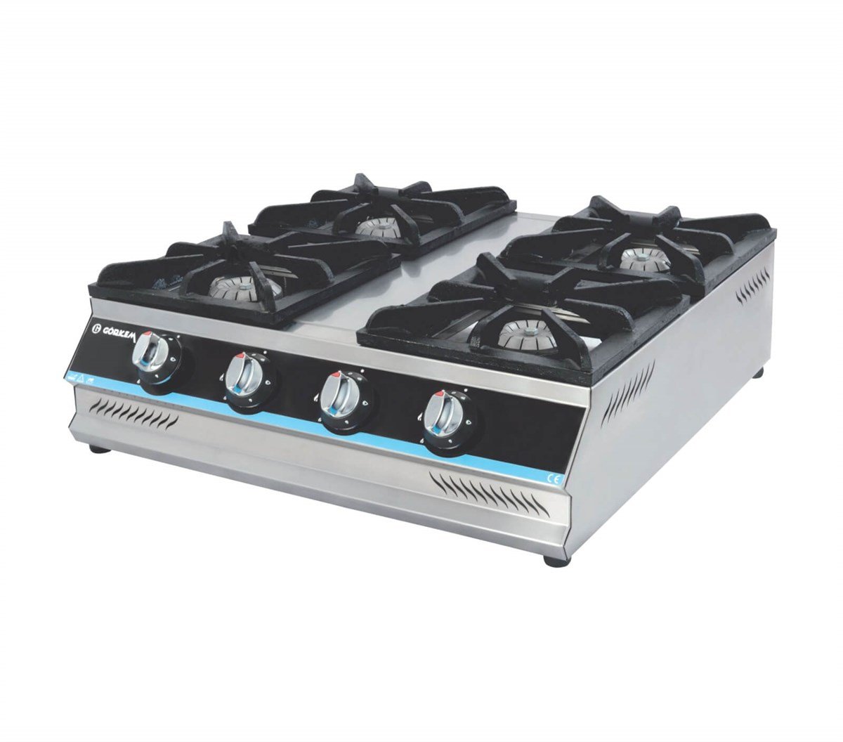 Görkem 4 Lü Ekonomik Set Üstü Ocak Gazlı ve Lpg Li 60x64x20 Cm 276 (276)