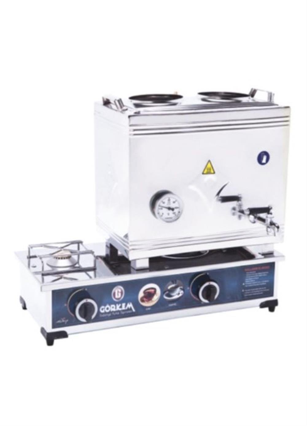 Görkem Elektrikli 40 Lık Kaynaklı Çay Kazanı Gaz/ 144 (144)