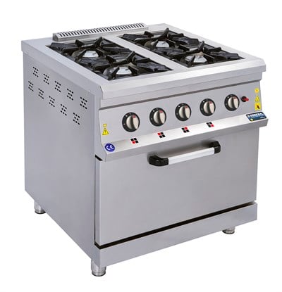 Görkem 4 Lü Kuzine Gazlı ve Lpg Li 80x80x85 Cm 808 (808)