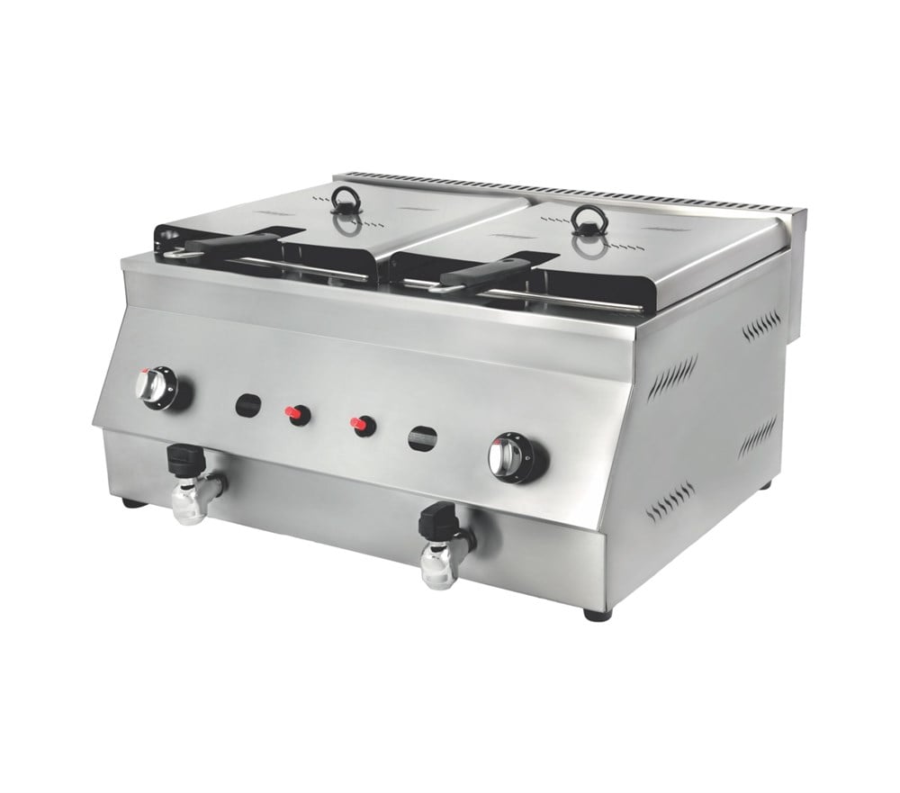 Görkem Elektrikli Fritöz 8+8 Litre 74x65x41 Cm 813 (813)