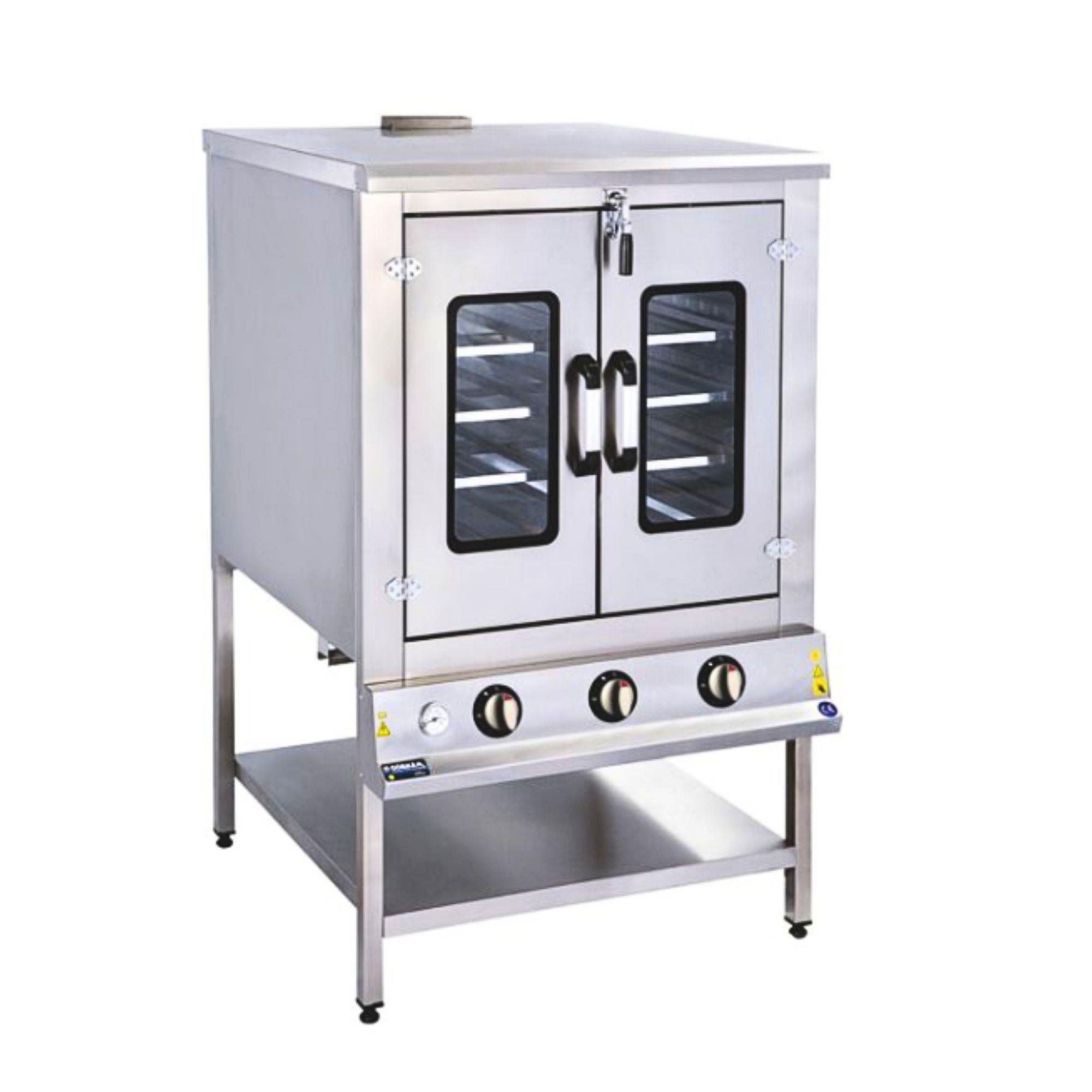 Görkem Çift Kapılı Pasta Börek Fırını Gazlı ve Lpg Li 100x100x160 Cm 852 (852)