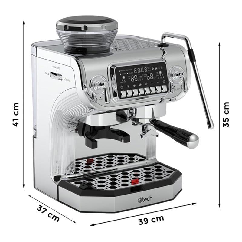 Gtech ST-530ED PID Tek Gruplu Ev Tipi Öğütücülü Espresso Kahve Makinesi (ST-530ED PID)